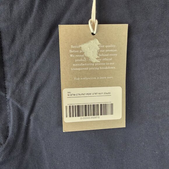 Everlane Men's Navy Chinos - Picture 5 of 11